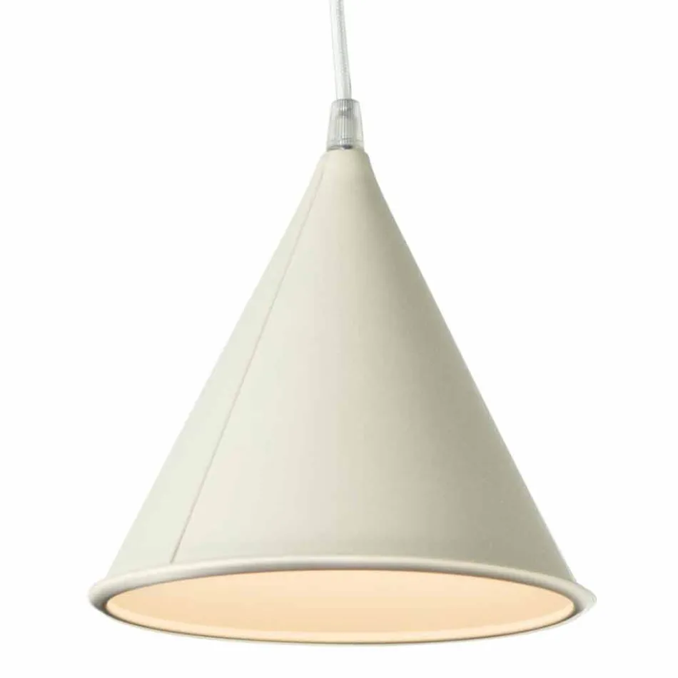 Modern suspension lamp In-es.artdesign Pop 2 laprene colored Viadurini