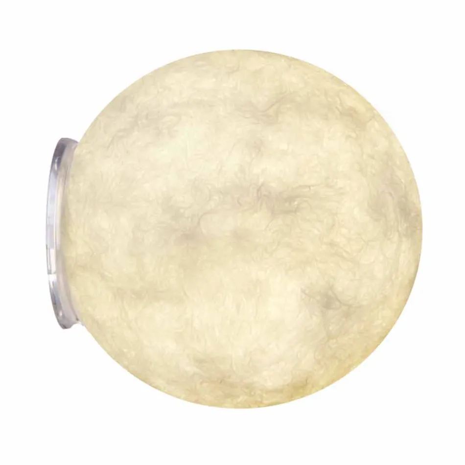 Modern wall lamp In-es.artdesign A. Moon in nebulite Viadurini