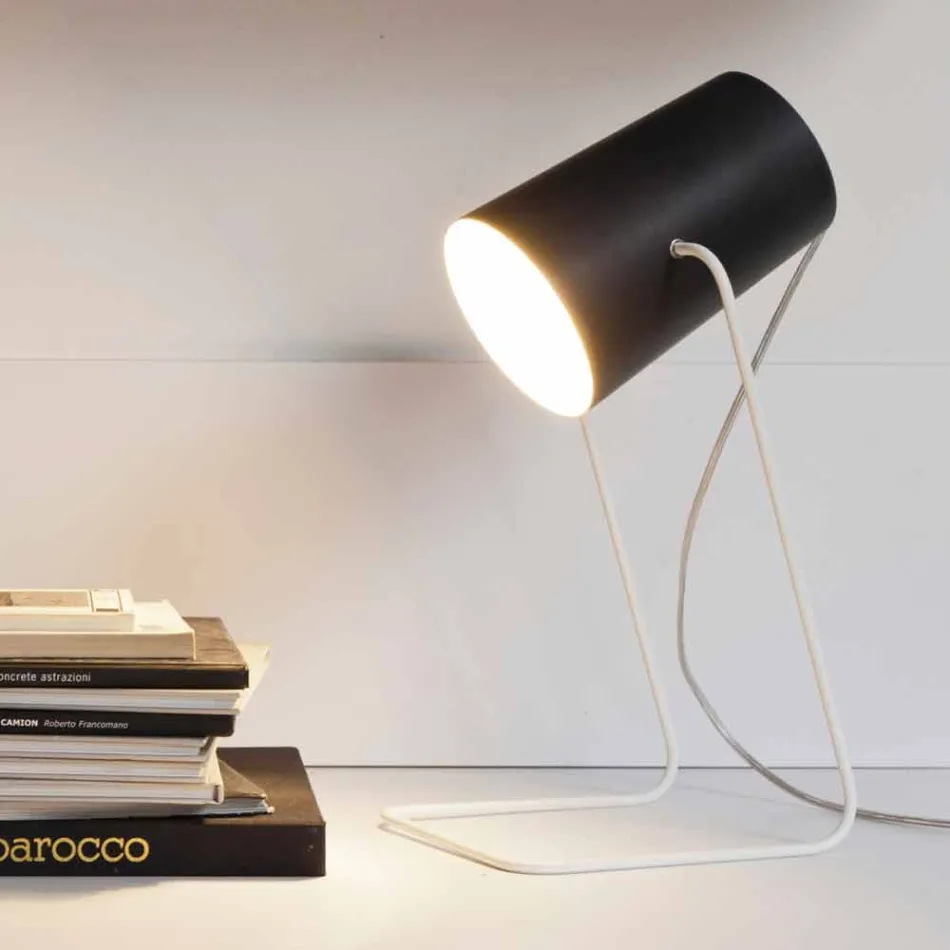 In-es.artdesign Paint T modern table lamp with blackboard effect Viadurini