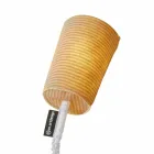 In-es.artdesign Paint T Stripe modern table lamp in wool Viadurini