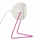 Modern table lamp In-es.artdesign Trama T1 handmade cotton Viadurini