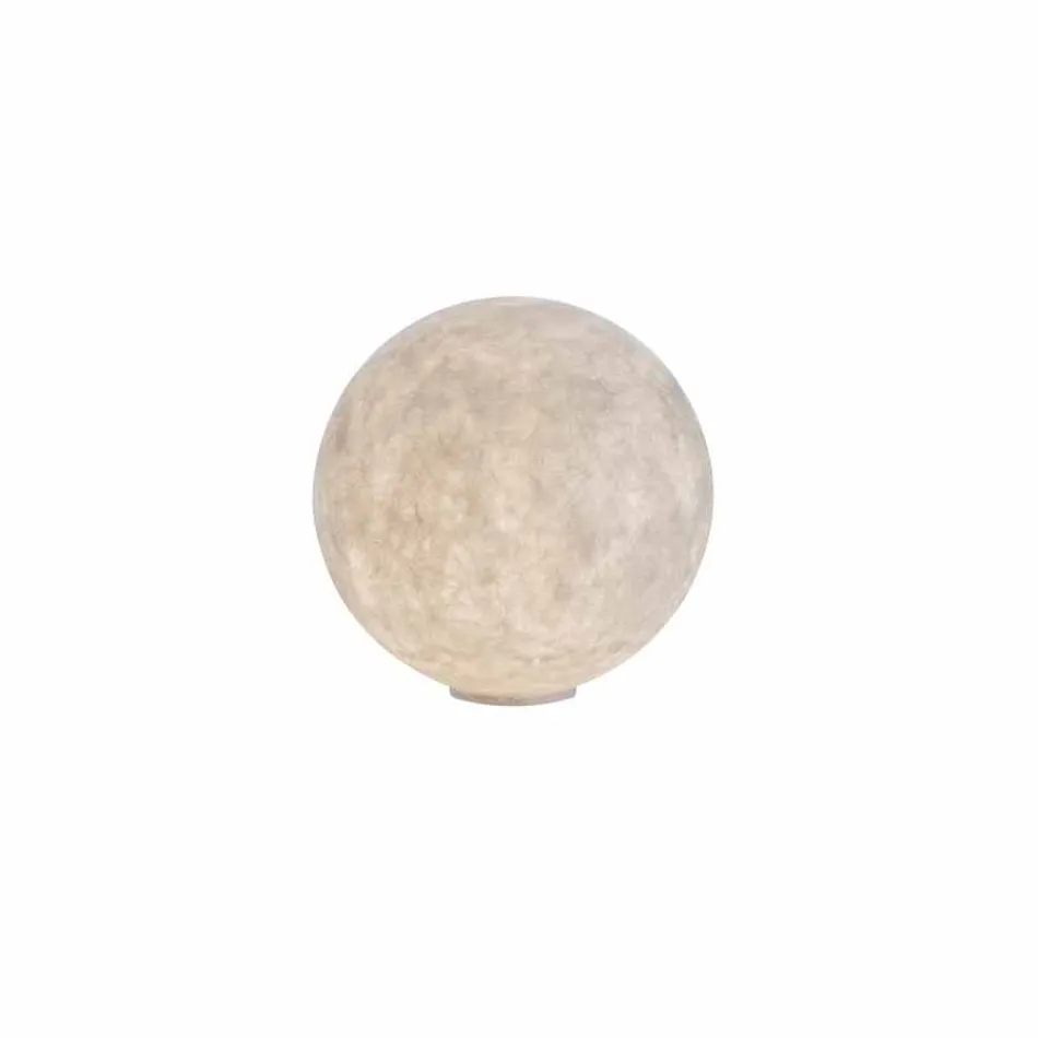 Modern spherical table lamp In-es.artdesign Floor Moon nebulite Viadurini