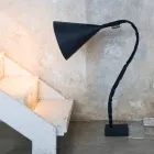 Modern floor lamp In-es.artdesign Flower Blackboard in resin Viadurini