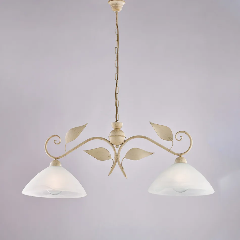 Modern Glass and Metal Lamp Made in Italy Ideal for Any Room - Carina Viadurini