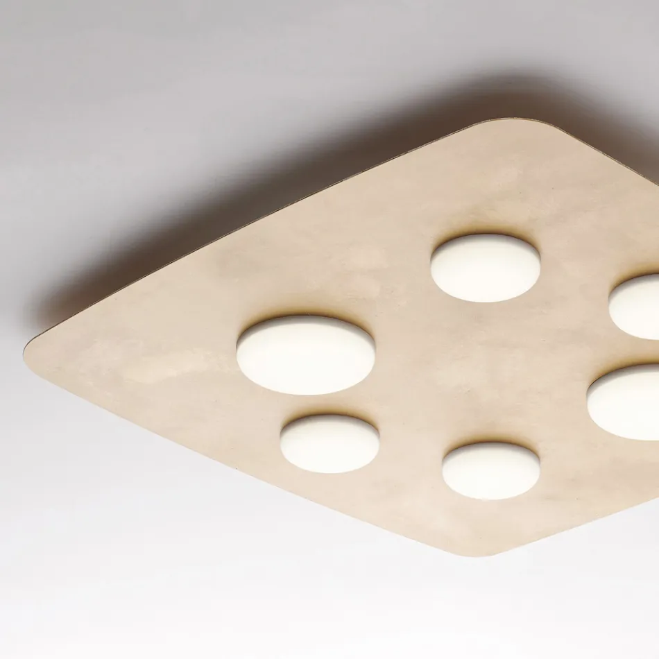 A modern glass and metal lamp for stylish interior decoration – Kepler Viadurini