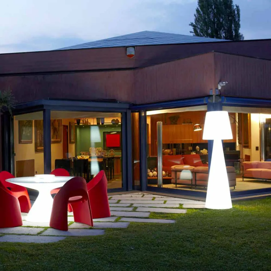 Modern outdoor lamp Slide Pivot bright white made in Italy Viadurini