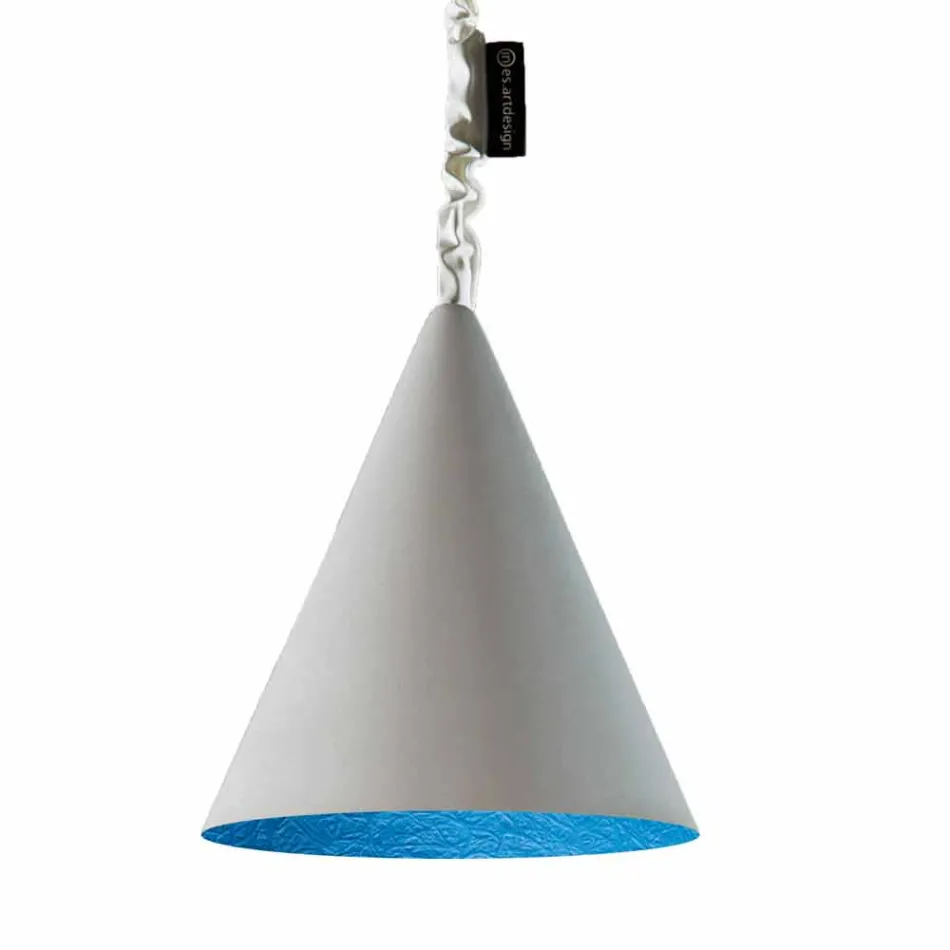 Modern suspended lamp In-es.artdesign Jazz Cement cement finish Viadurini