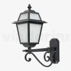 Outdoor Lamp Made of Anthracite Aluminum and Glass Made in Italy - Elric Viadurini