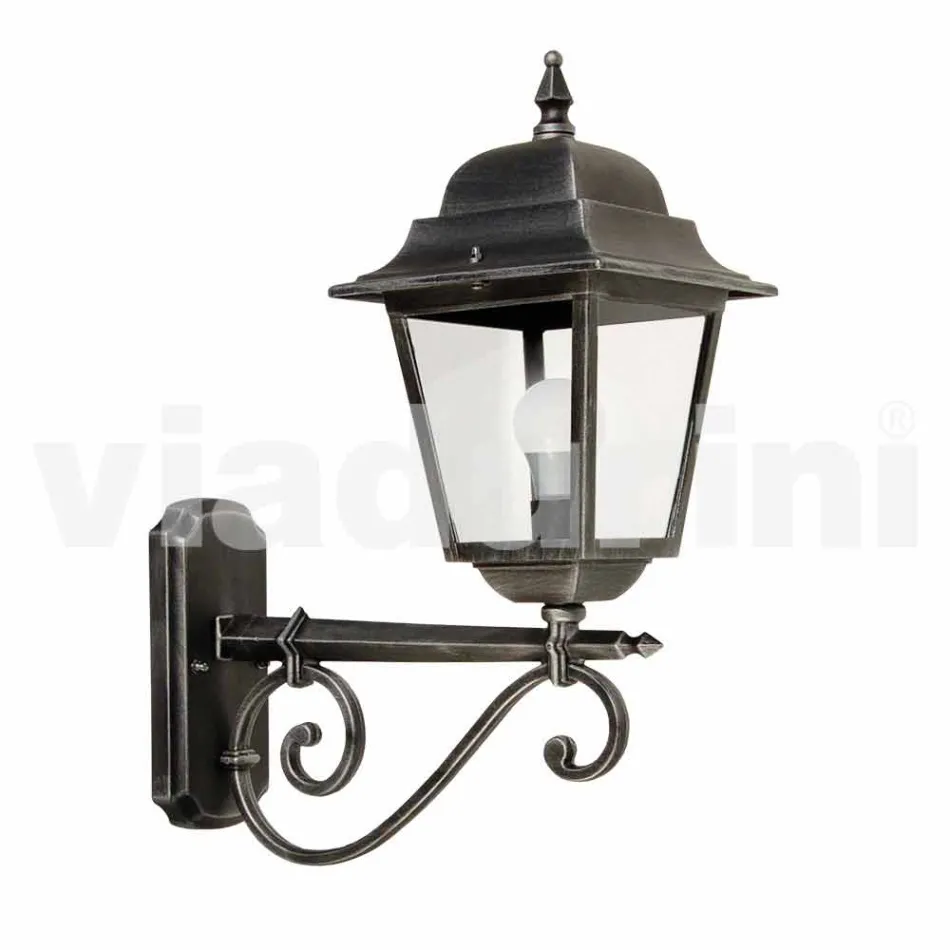 Outdoor wall lamp in aluminum made in Italy, Aquilina Viadurini