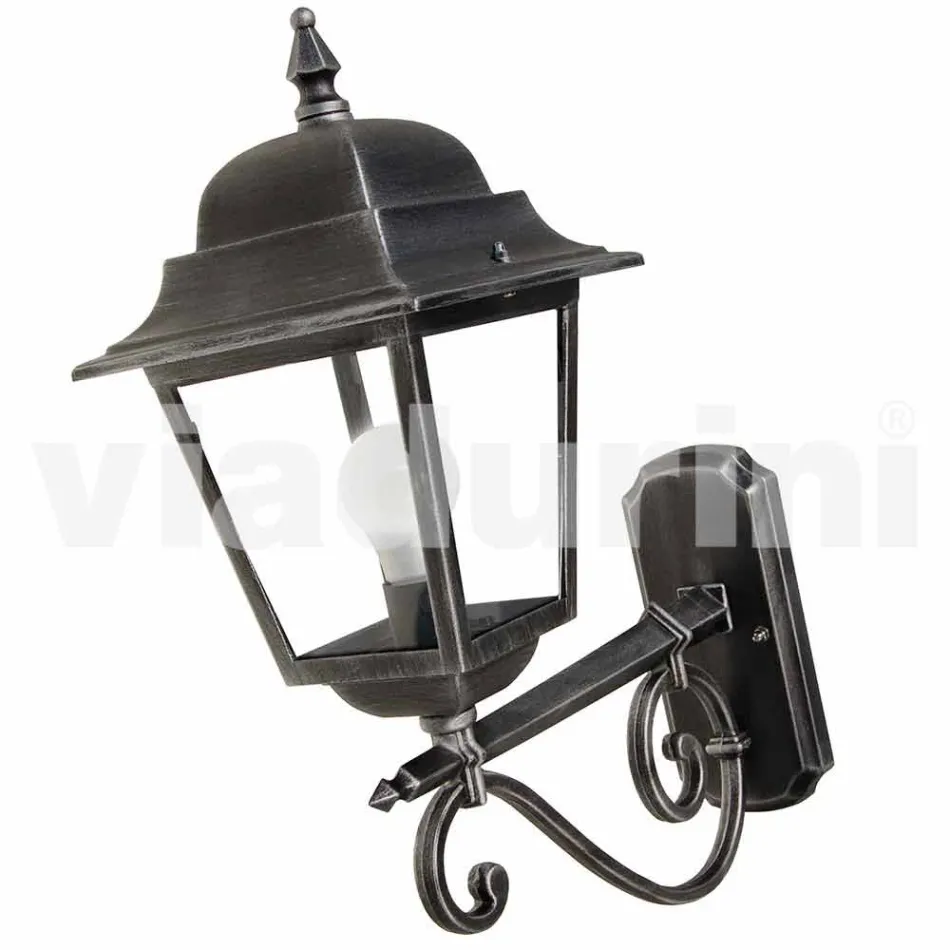 Outdoor wall lamp in aluminum made in Italy, Aquilina Viadurini