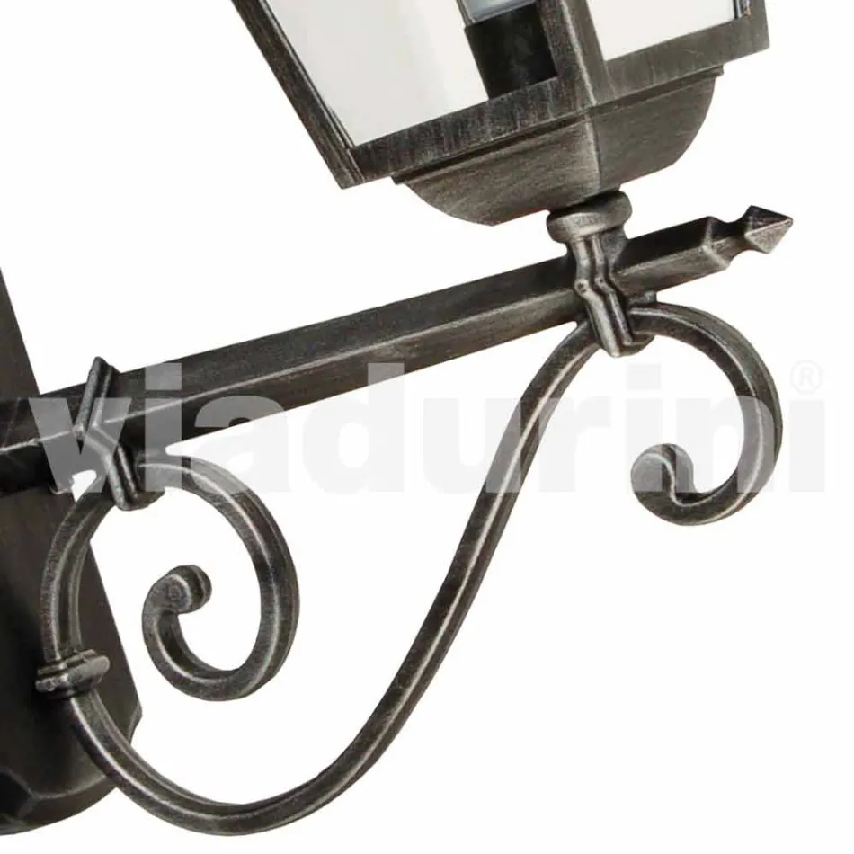 Outdoor wall lamp in aluminum made in Italy, Aquilina Viadurini