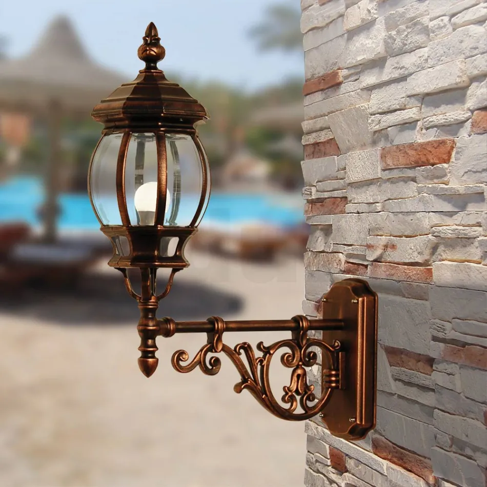 Outdoor Wall Lamp in Aluminum Made in Italy - Leona Viadurini