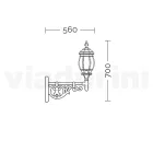 Outdoor Wall Lamp in Aluminum Made in Italy - Leona Viadurini