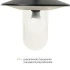 Outdoor Lamp in Anthracite Gray Aluminum Made in Italy - Belen Viadurini