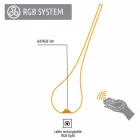 RGB Floor Lamp Vase of Decoration with Plastic Design - Ampoule by Myyour Viadurini