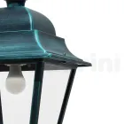 Outdoor Suspension Lamp in Aluminum and Glass Made in Italy - Bonaria Viadurini