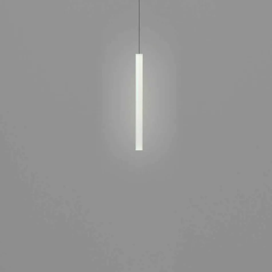 Methacrylate suspension lamp Slide Flux Hanging thin made in Italy Viadurini