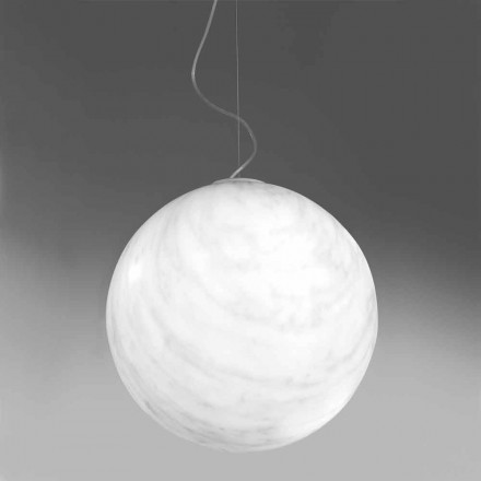 Slide Mineral polyethylene suspension lamp made in Italy Viadurini