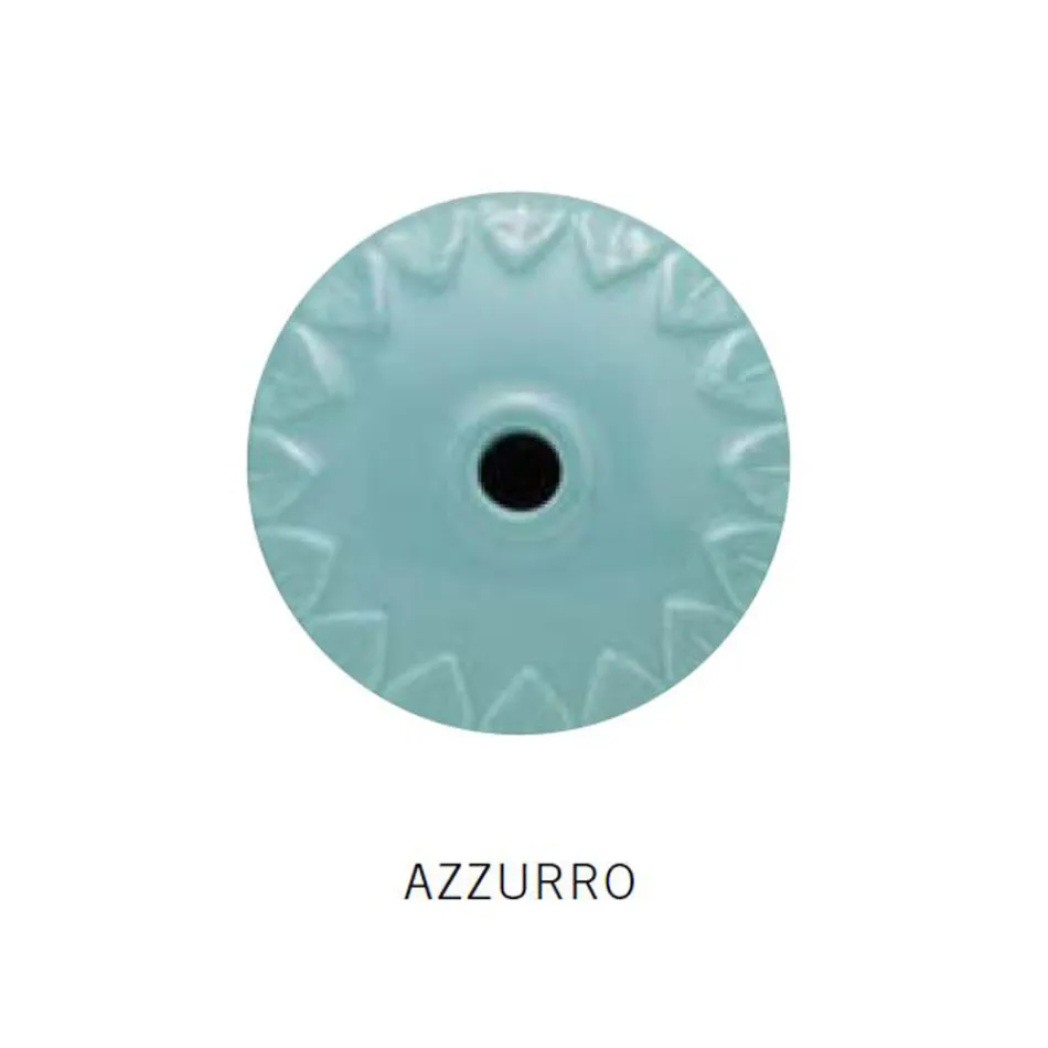 Suspended Lamp Handcrafted Ceramic and Vintage Antique Brass - Colors Viadurini