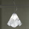 Handcrafted Suspended Lamp in Blown Venetian Glass 35 46 cm - Mary