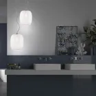 Handcrafted Suspended Lamp in Blown Venetian Glass - Cloe Balloton Viadurini