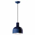 Retro Style Suspension Lamp in Ceramic Made in Italy - Ferroluce Caxixi Viadurini