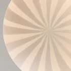 Suspended Lamp Design Elongated in White Filigree Glass - Caravan Viadurini