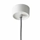 Suspended lamp of modern design in ceramic made in Italy Asia Viadurini