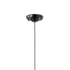 Suspended Lamp in Black Ceramic and Iron Industrial Vintage Design - Bew Viadurini