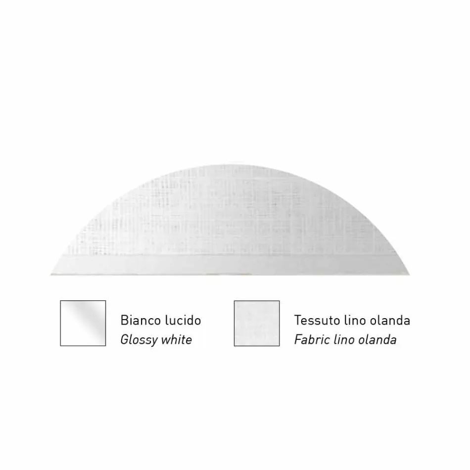 Suspended Metal Lamp with Net or Linen Lampshade Made in Italy - Jump Viadurini