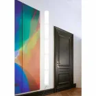 Suspended Lamp in White Polyethylene and Metal Made in Italy - Asturias Viadurini