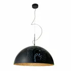 Suspended lamp in resin In-es.artdesign Mezza Luna Modern blackboard Viadurini