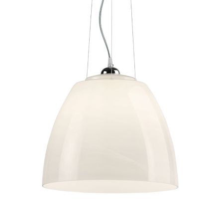 Hand Blown Venetian Glass Hanging Lamp - Flora Viadurini