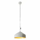 Modern suspended lamp In-es.artdesign Cyrcus Painted concrete Viadurini