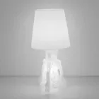 Slide Lady of Love table lamp of luminous design made in Italy Viadurini