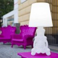 Design bright table lamp Slide Lady of Love, produced in Italy