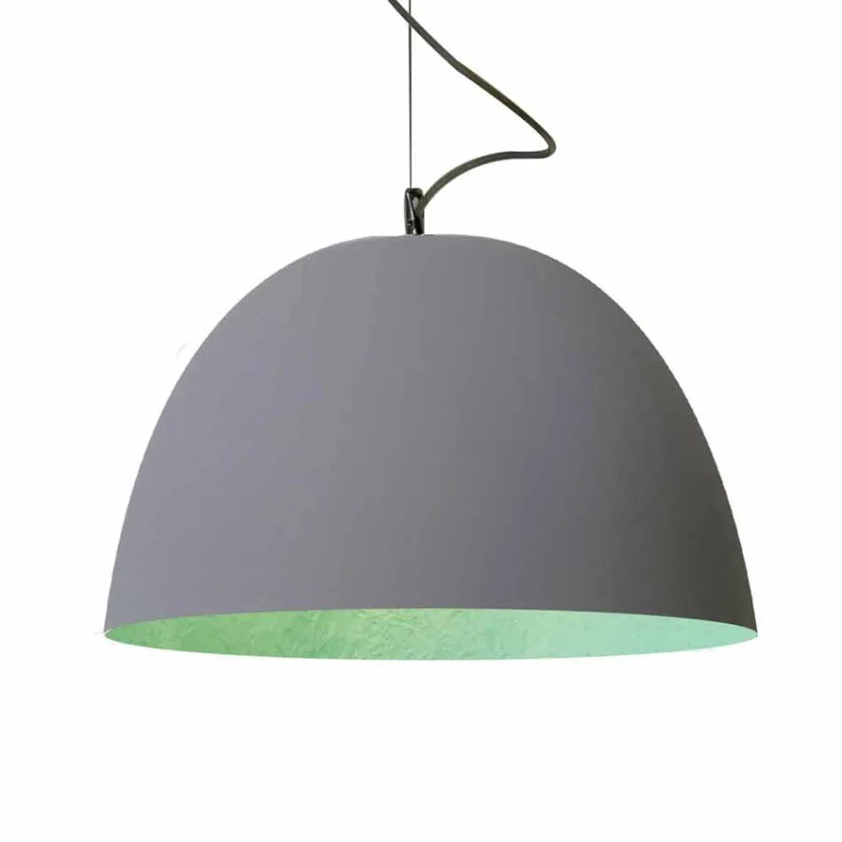 Painted suspension lamp In-es.artdesign H2o Modern cement Viadurini
