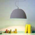 Painted suspension lamp In-es.artdesign H2o Modern cement