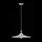 Vintage lamp in polished ceramic suspension and golden screws Betty Viadurini