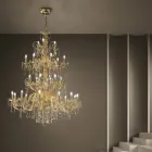 Chandelier 27 Lights in Venetian Glass Handmade in Italy - Florentine Viadurini