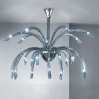 21 Lights Venetian Glass Chandelier Handmade in Italy - Jason Viadurini