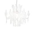 Satin White Plexiglass Pendant Light Made in Italy - Luca