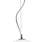 Large Off-Centered Three-Light Chandelier in Blown Glass Made in Italy - Elisia Viadurini