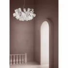 Artisan Chandelier with 21 Lights in Venetian Glass, Made in Italy - Diamonique Viadurini