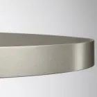 Chandelier with Glass Body and 3 Aluminum Circles - Clara Viadurini