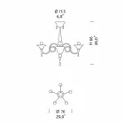 5 Lights Venice Glass Chandelier, Handmade in Italy - Margherita Viadurini