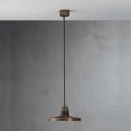 Industrial style design chandelier in antique iron Monica