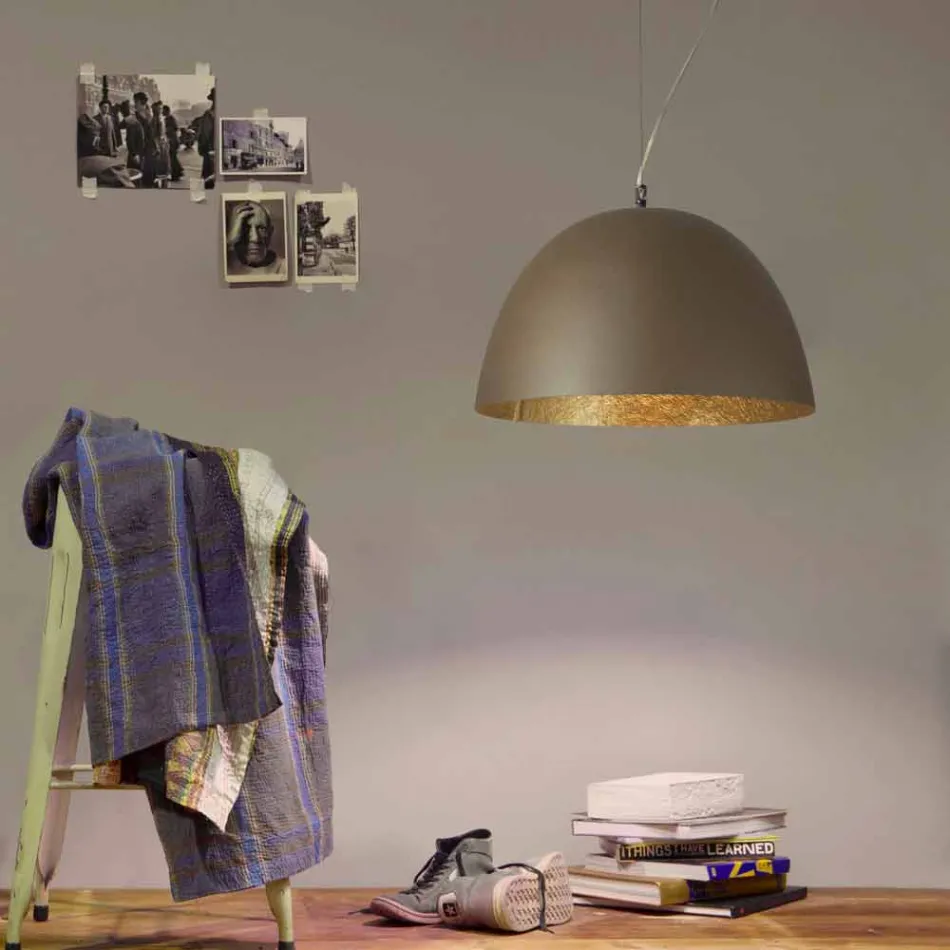 In-es.artdesign H2o modern design chandelier in colored nebulite Viadurini