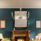 Made in Italy Glass and Rhinestone Chandelier for Interior Decor - Madrid Viadurini