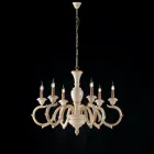 Wooden Chandelier Made in Italy for Interior Decorating - Florence Viadurini